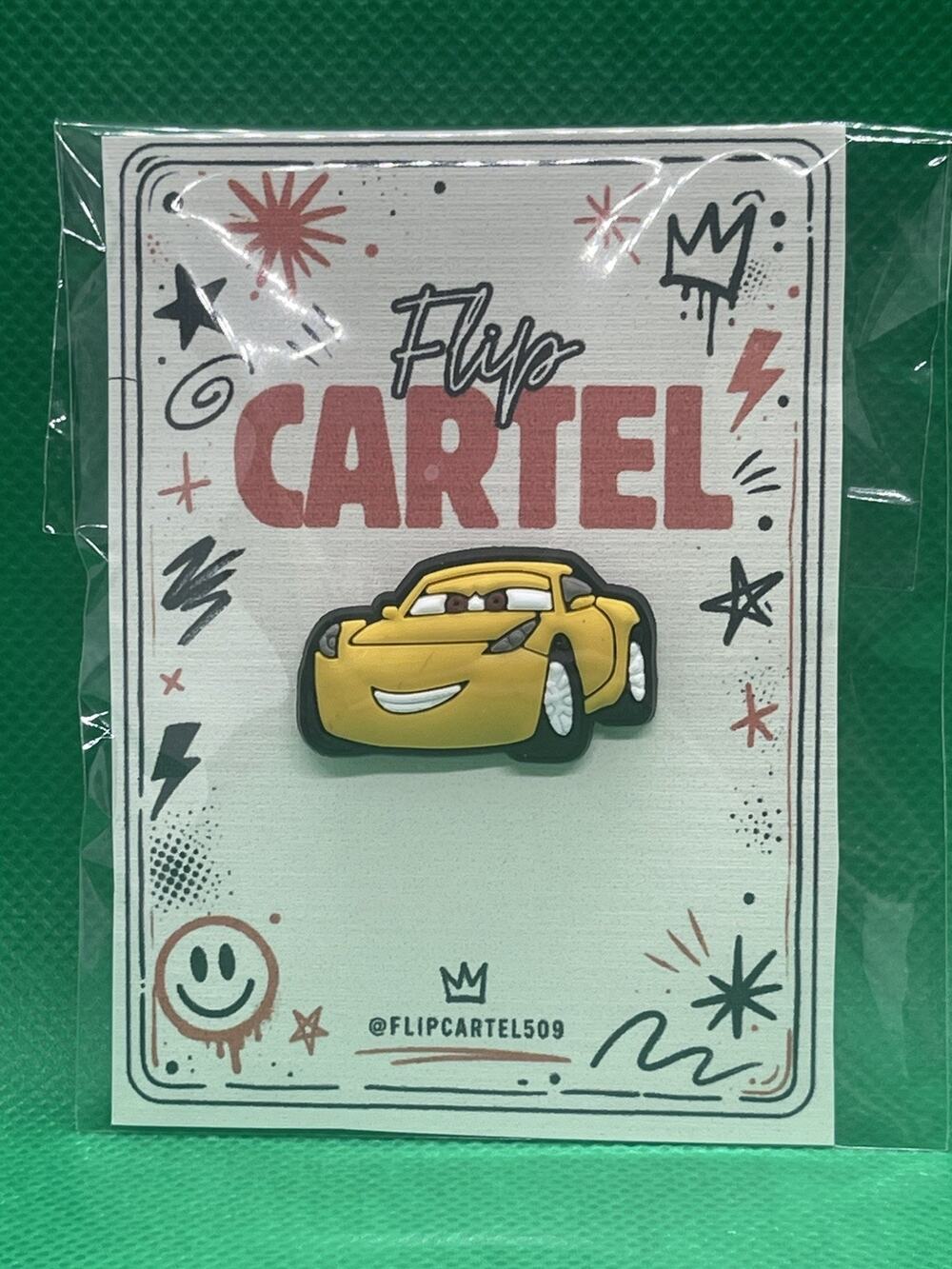 Disney Pixar Cars Cruz Ramirez PVC Rubber Hat Pin Collectible